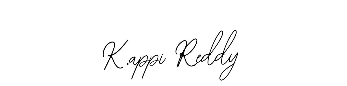 Make a beautiful signature design for name K.appi Reddy. With this signature (Bearetta-2O07w) style, you can create a handwritten signature for free. K.appi Reddy signature style 12 images and pictures png