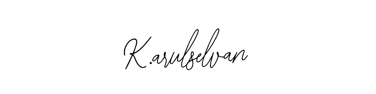 Make a beautiful signature design for name K.arulselvan. Use this online signature maker to create a handwritten signature for free. K.arulselvan signature style 12 images and pictures png