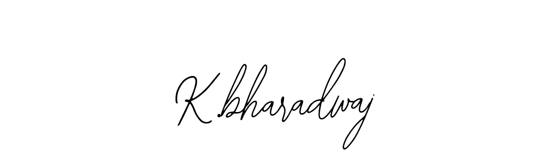 Also we have K.bharadwaj name is the best signature style. Create professional handwritten signature collection using Bearetta-2O07w autograph style. K.bharadwaj signature style 12 images and pictures png