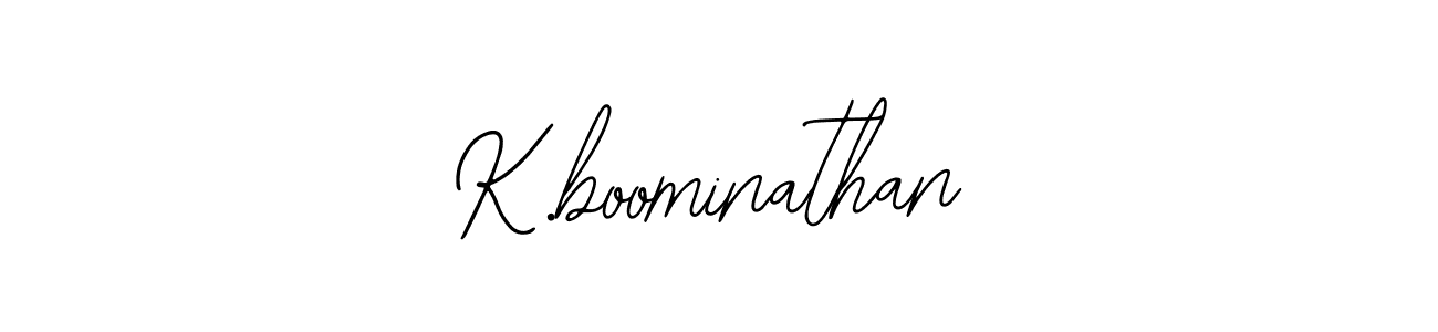 Similarly Bearetta-2O07w is the best handwritten signature design. Signature creator online .You can use it as an online autograph creator for name K.boominathan. K.boominathan signature style 12 images and pictures png