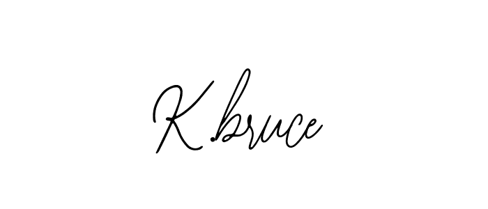 Use a signature maker to create a handwritten signature online. With this signature software, you can design (Bearetta-2O07w) your own signature for name K.bruce. K.bruce signature style 12 images and pictures png