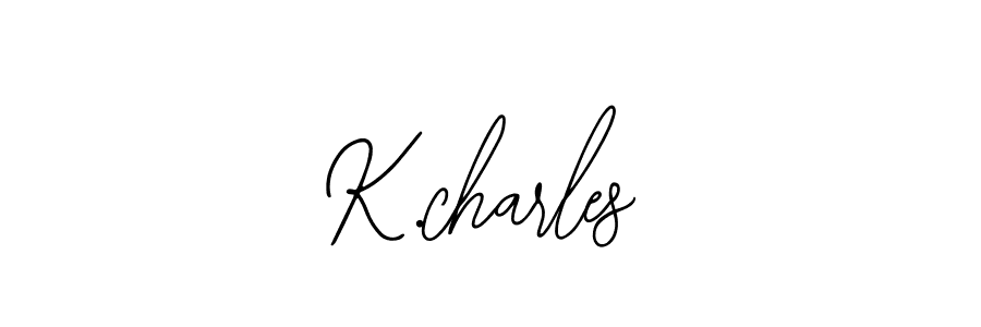 It looks lik you need a new signature style for name K.charles. Design unique handwritten (Bearetta-2O07w) signature with our free signature maker in just a few clicks. K.charles signature style 12 images and pictures png