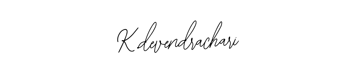 How to make K.devendrachari signature? Bearetta-2O07w is a professional autograph style. Create handwritten signature for K.devendrachari name. K.devendrachari signature style 12 images and pictures png