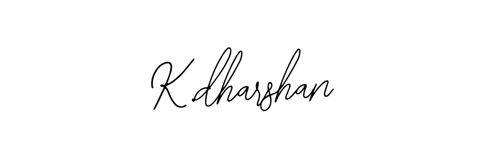 if you are searching for the best signature style for your name K.dharshan. so please give up your signature search. here we have designed multiple signature styles  using Bearetta-2O07w. K.dharshan signature style 12 images and pictures png