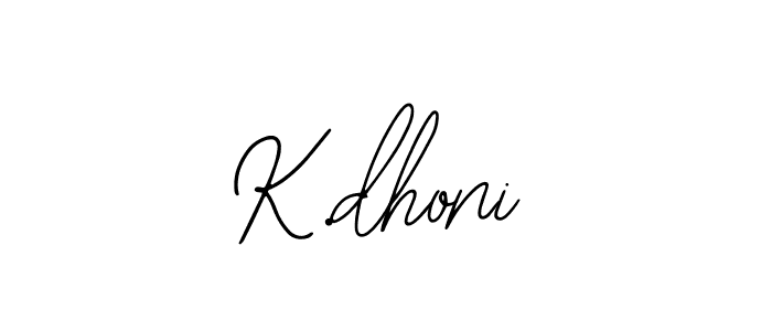 Similarly Bearetta-2O07w is the best handwritten signature design. Signature creator online .You can use it as an online autograph creator for name K.dhoni. K.dhoni signature style 12 images and pictures png