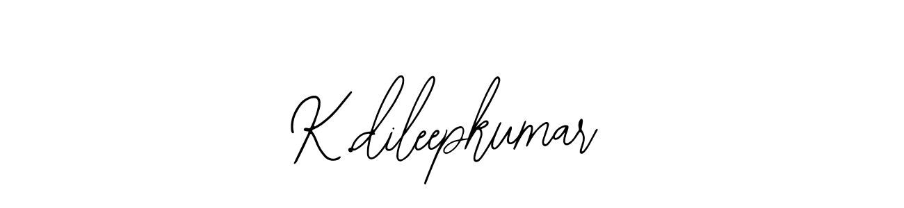 Also we have K.dileepkumar name is the best signature style. Create professional handwritten signature collection using Bearetta-2O07w autograph style. K.dileepkumar signature style 12 images and pictures png