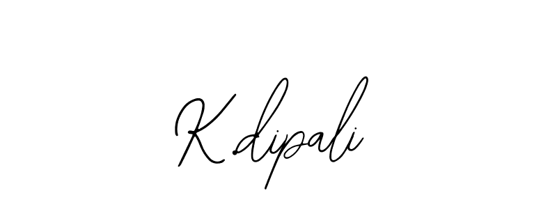 Make a beautiful signature design for name K.dipali. With this signature (Bearetta-2O07w) style, you can create a handwritten signature for free. K.dipali signature style 12 images and pictures png