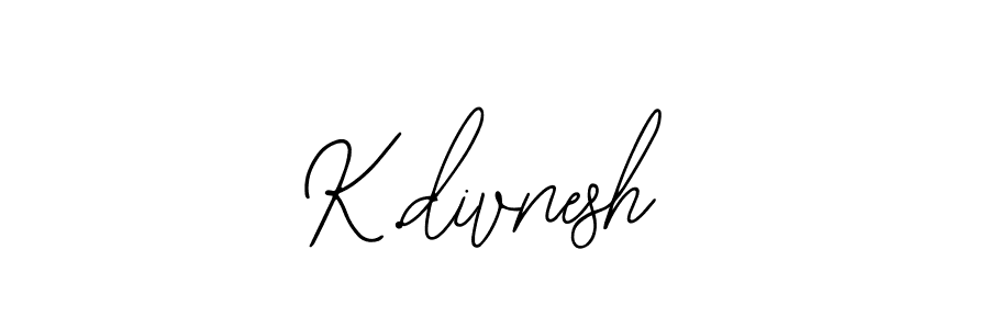 if you are searching for the best signature style for your name K.divnesh. so please give up your signature search. here we have designed multiple signature styles  using Bearetta-2O07w. K.divnesh signature style 12 images and pictures png