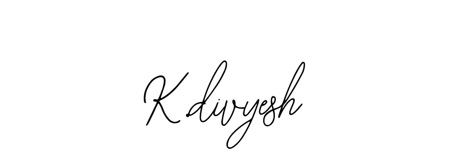 Create a beautiful signature design for name K.divyesh. With this signature (Bearetta-2O07w) fonts, you can make a handwritten signature for free. K.divyesh signature style 12 images and pictures png