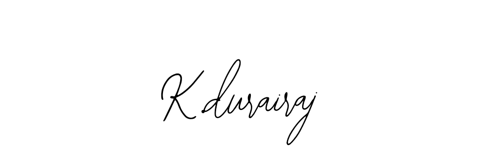 Create a beautiful signature design for name K.durairaj. With this signature (Bearetta-2O07w) fonts, you can make a handwritten signature for free. K.durairaj signature style 12 images and pictures png