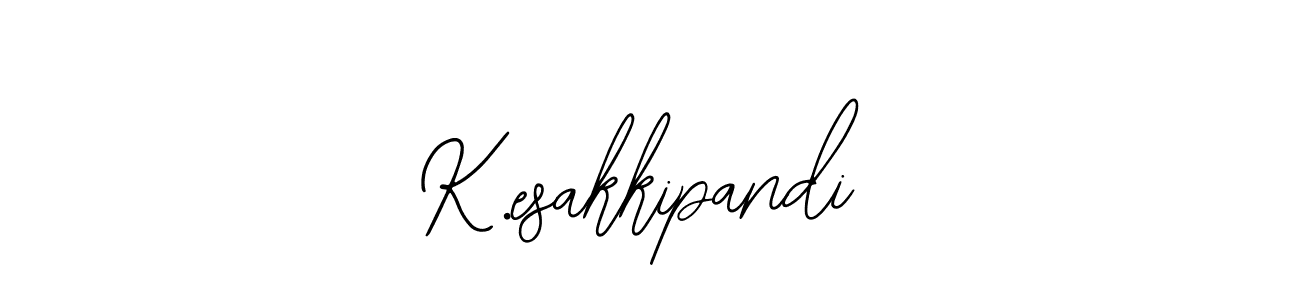 You should practise on your own different ways (Bearetta-2O07w) to write your name (K.esakkipandi) in signature. don't let someone else do it for you. K.esakkipandi signature style 12 images and pictures png