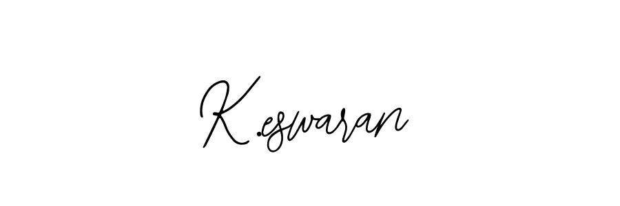 Design your own signature with our free online signature maker. With this signature software, you can create a handwritten (Bearetta-2O07w) signature for name K.eswaran. K.eswaran signature style 12 images and pictures png