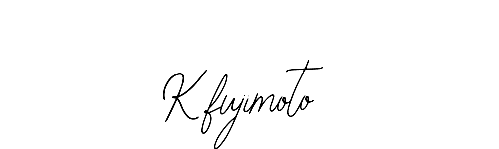 Create a beautiful signature design for name K.fujimoto. With this signature (Bearetta-2O07w) fonts, you can make a handwritten signature for free. K.fujimoto signature style 12 images and pictures png