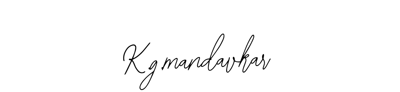 How to Draw K.g.mandavkar signature style? Bearetta-2O07w is a latest design signature styles for name K.g.mandavkar. K.g.mandavkar signature style 12 images and pictures png