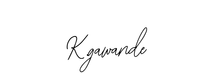 Make a beautiful signature design for name K.gawande. Use this online signature maker to create a handwritten signature for free. K.gawande signature style 12 images and pictures png