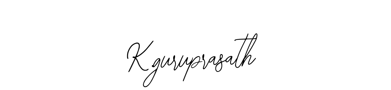 Create a beautiful signature design for name K.guruprasath. With this signature (Bearetta-2O07w) fonts, you can make a handwritten signature for free. K.guruprasath signature style 12 images and pictures png
