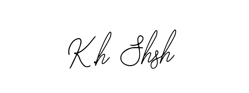 Similarly Bearetta-2O07w is the best handwritten signature design. Signature creator online .You can use it as an online autograph creator for name K.h Shsh. K.h Shsh signature style 12 images and pictures png