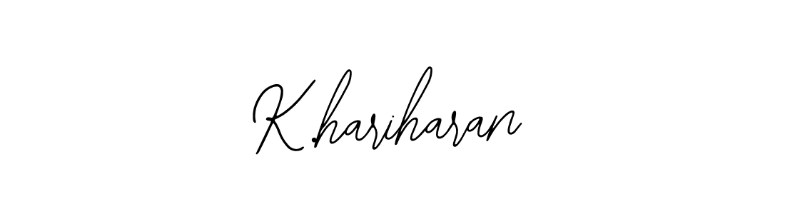 if you are searching for the best signature style for your name K.hariharan. so please give up your signature search. here we have designed multiple signature styles  using Bearetta-2O07w. K.hariharan signature style 12 images and pictures png