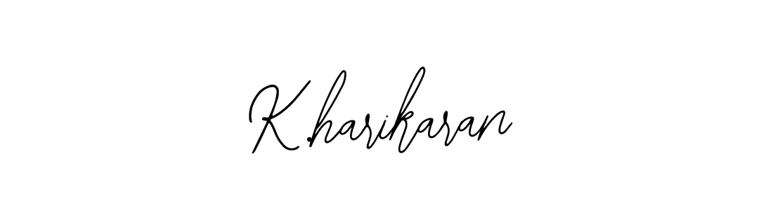 Make a beautiful signature design for name K.harikaran. With this signature (Bearetta-2O07w) style, you can create a handwritten signature for free. K.harikaran signature style 12 images and pictures png