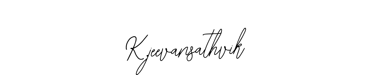 Best and Professional Signature Style for K.jeevansathvik. Bearetta-2O07w Best Signature Style Collection. K.jeevansathvik signature style 12 images and pictures png