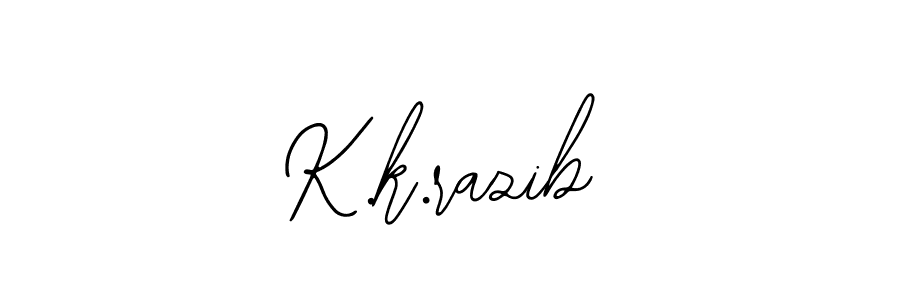 You can use this online signature creator to create a handwritten signature for the name K.k.razib. This is the best online autograph maker. K.k.razib signature style 12 images and pictures png