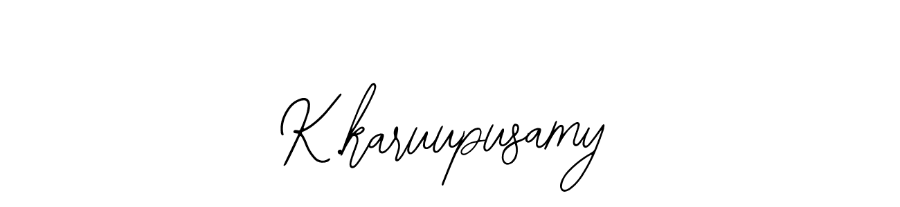 See photos of K.karuupusamy official signature by Spectra . Check more albums & portfolios. Read reviews & check more about Bearetta-2O07w font. K.karuupusamy signature style 12 images and pictures png