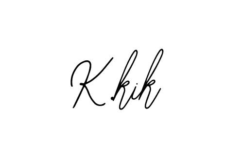 How to Draw K.kik signature style? Bearetta-2O07w is a latest design signature styles for name K.kik. K.kik signature style 12 images and pictures png