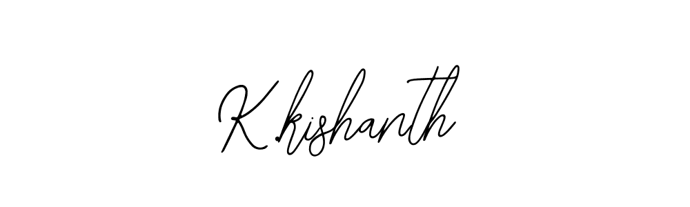 Also You can easily find your signature by using the search form. We will create K.kishanth name handwritten signature images for you free of cost using Bearetta-2O07w sign style. K.kishanth signature style 12 images and pictures png