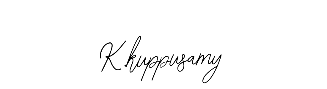 Similarly Bearetta-2O07w is the best handwritten signature design. Signature creator online .You can use it as an online autograph creator for name K.kuppusamy. K.kuppusamy signature style 12 images and pictures png