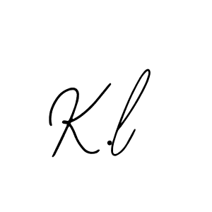 if you are searching for the best signature style for your name K.l. so please give up your signature search. here we have designed multiple signature styles  using Bearetta-2O07w. K.l signature style 12 images and pictures png