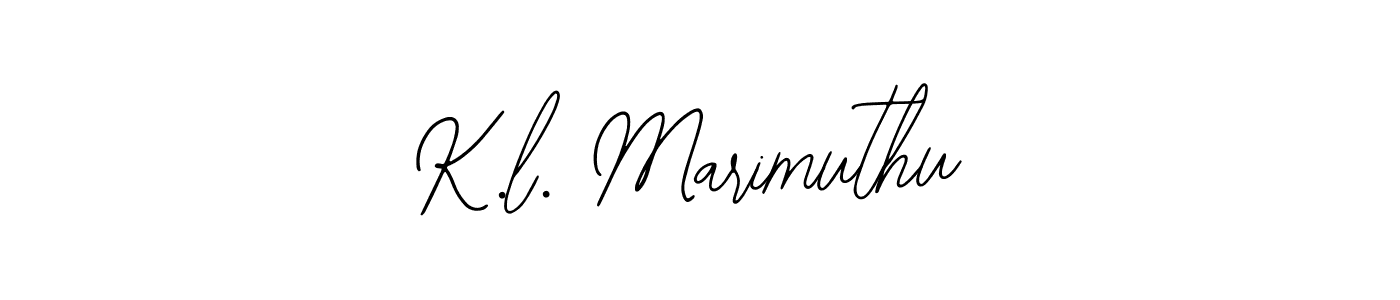 Create a beautiful signature design for name K.l. Marimuthu. With this signature (Bearetta-2O07w) fonts, you can make a handwritten signature for free. K.l. Marimuthu signature style 12 images and pictures png