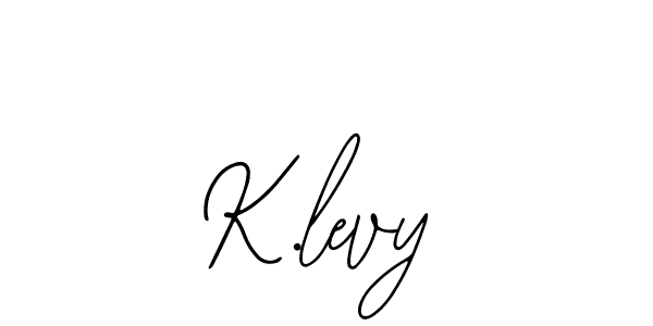 Also we have K.levy name is the best signature style. Create professional handwritten signature collection using Bearetta-2O07w autograph style. K.levy signature style 12 images and pictures png