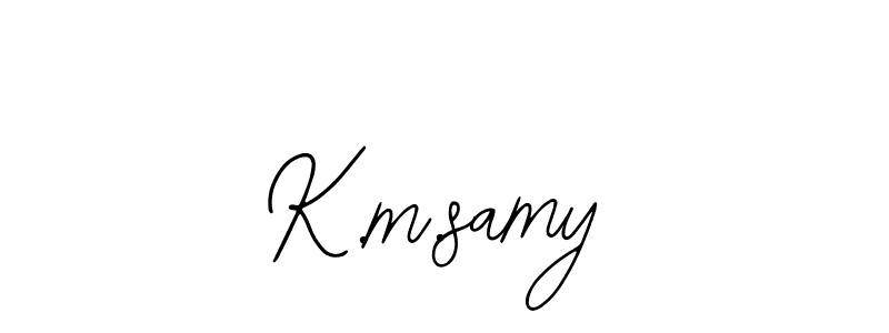 It looks lik you need a new signature style for name K.m.samy. Design unique handwritten (Bearetta-2O07w) signature with our free signature maker in just a few clicks. K.m.samy signature style 12 images and pictures png