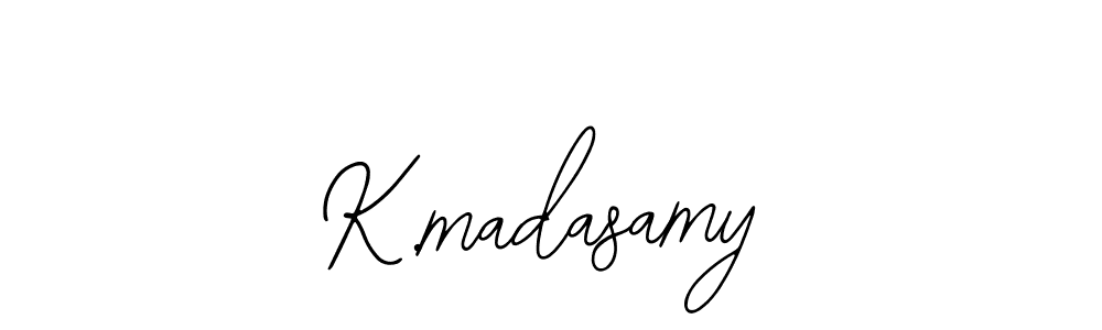 Design your own signature with our free online signature maker. With this signature software, you can create a handwritten (Bearetta-2O07w) signature for name K.madasamy. K.madasamy signature style 12 images and pictures png