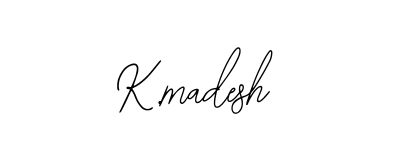 Create a beautiful signature design for name K.madesh. With this signature (Bearetta-2O07w) fonts, you can make a handwritten signature for free. K.madesh signature style 12 images and pictures png