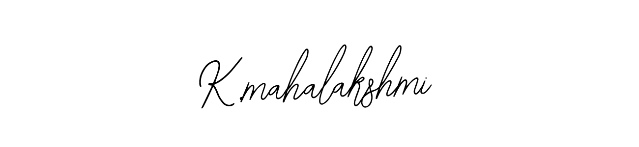 Also we have K.mahalakshmi name is the best signature style. Create professional handwritten signature collection using Bearetta-2O07w autograph style. K.mahalakshmi signature style 12 images and pictures png