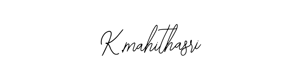 Make a beautiful signature design for name K.mahithasri. With this signature (Bearetta-2O07w) style, you can create a handwritten signature for free. K.mahithasri signature style 12 images and pictures png