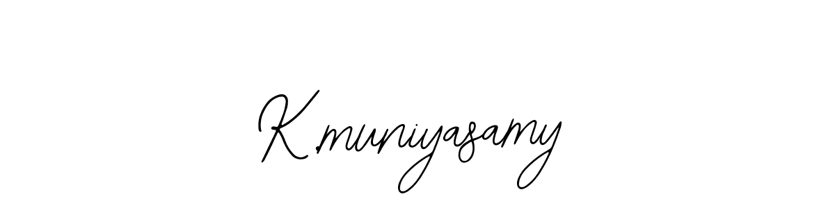 How to Draw K.muniyasamy signature style? Bearetta-2O07w is a latest design signature styles for name K.muniyasamy. K.muniyasamy signature style 12 images and pictures png