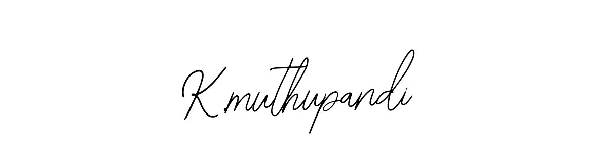 Create a beautiful signature design for name K.muthupandi. With this signature (Bearetta-2O07w) fonts, you can make a handwritten signature for free. K.muthupandi signature style 12 images and pictures png