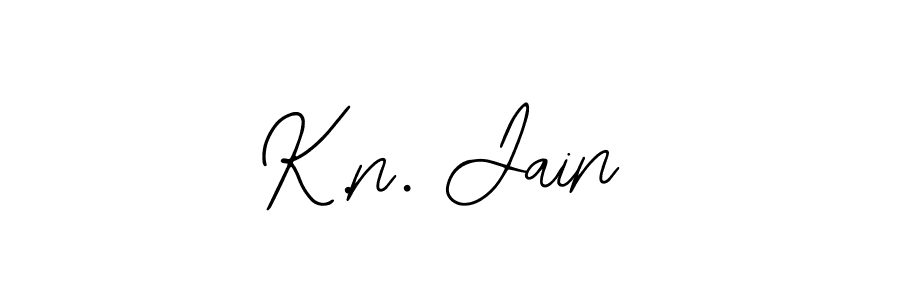 Use a signature maker to create a handwritten signature online. With this signature software, you can design (Bearetta-2O07w) your own signature for name K.n. Jain. K.n. Jain signature style 12 images and pictures png