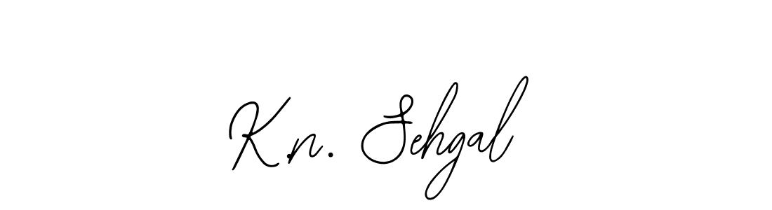 The best way (Bearetta-2O07w) to make a short signature is to pick only two or three words in your name. The name K.n. Sehgal include a total of six letters. For converting this name. K.n. Sehgal signature style 12 images and pictures png