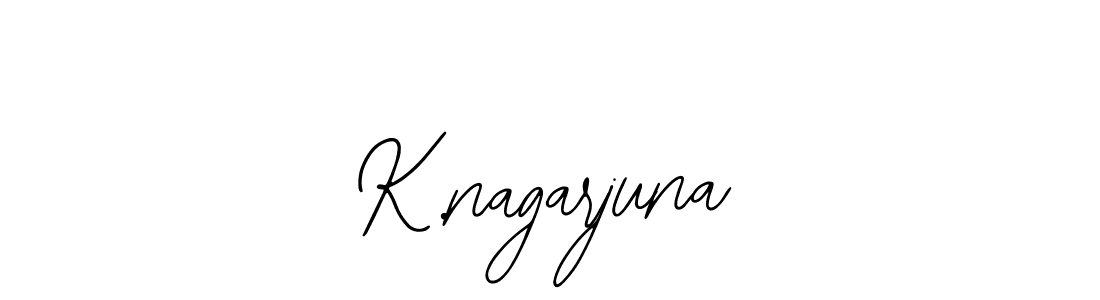 Also we have K.nagarjuna name is the best signature style. Create professional handwritten signature collection using Bearetta-2O07w autograph style. K.nagarjuna signature style 12 images and pictures png