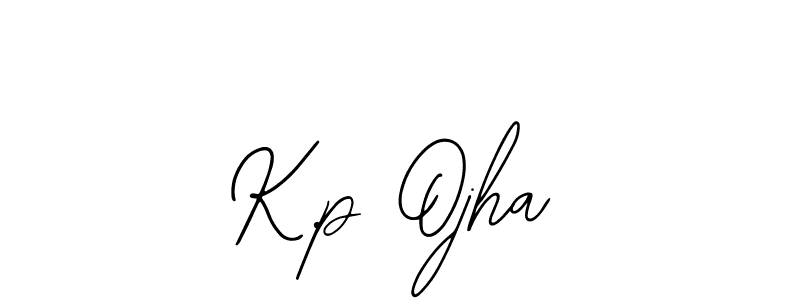 How to make K.p Ojha signature? Bearetta-2O07w is a professional autograph style. Create handwritten signature for K.p Ojha name. K.p Ojha signature style 12 images and pictures png