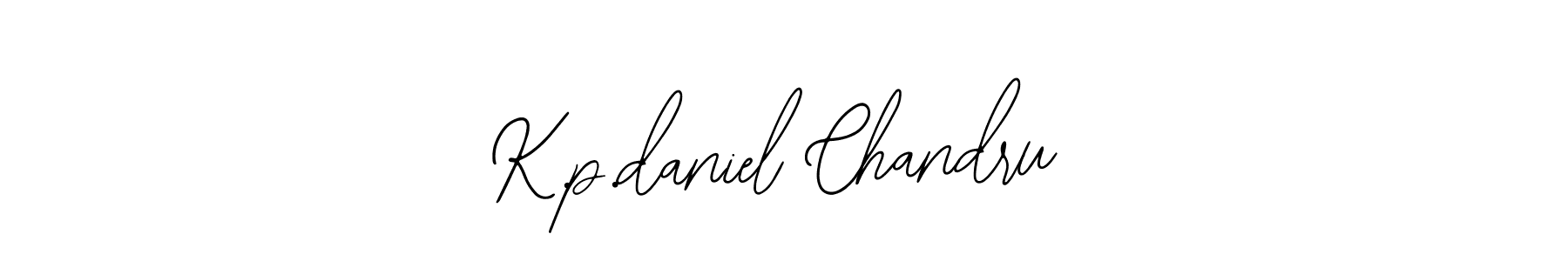 This is the best signature style for the K.p.daniel Chandru name. Also you like these signature font (Bearetta-2O07w). Mix name signature. K.p.daniel Chandru signature style 12 images and pictures png