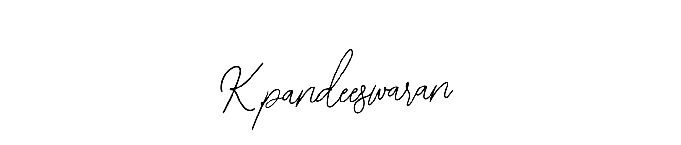 if you are searching for the best signature style for your name K.pandeeswaran. so please give up your signature search. here we have designed multiple signature styles  using Bearetta-2O07w. K.pandeeswaran signature style 12 images and pictures png