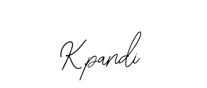 Also we have K.pandi name is the best signature style. Create professional handwritten signature collection using Bearetta-2O07w autograph style. K.pandi signature style 12 images and pictures png