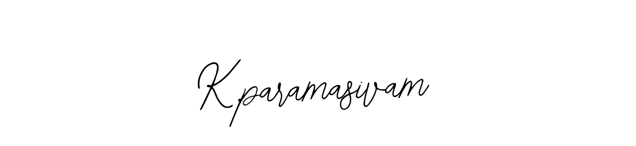 Similarly Bearetta-2O07w is the best handwritten signature design. Signature creator online .You can use it as an online autograph creator for name K.paramasivam. K.paramasivam signature style 12 images and pictures png