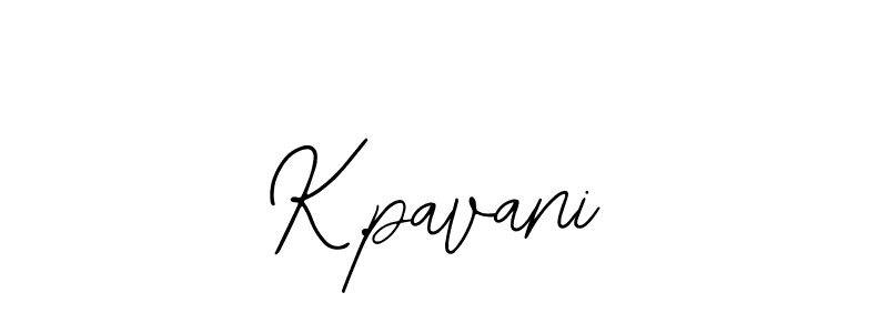 How to make K.pavani signature? Bearetta-2O07w is a professional autograph style. Create handwritten signature for K.pavani name. K.pavani signature style 12 images and pictures png