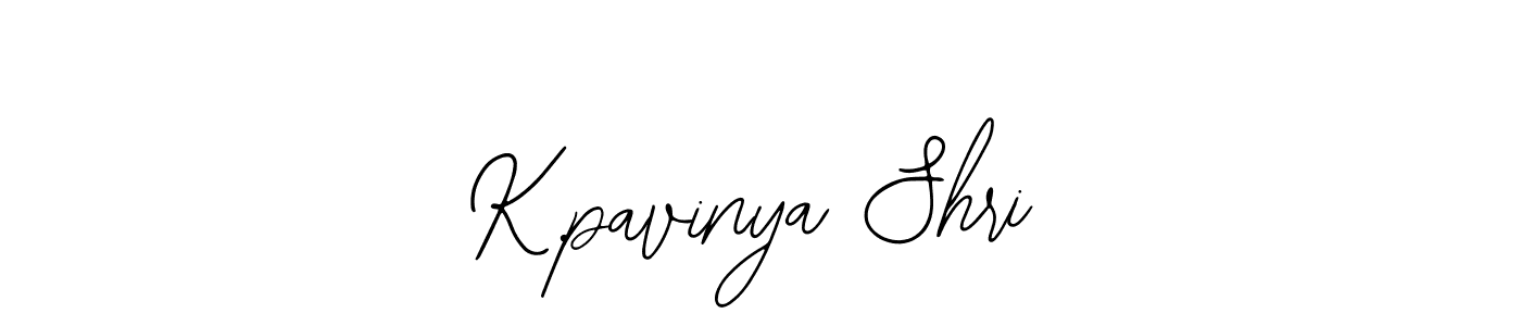 Make a short K.pavinya Shri signature style. Manage your documents anywhere anytime using Bearetta-2O07w. Create and add eSignatures, submit forms, share and send files easily. K.pavinya Shri signature style 12 images and pictures png