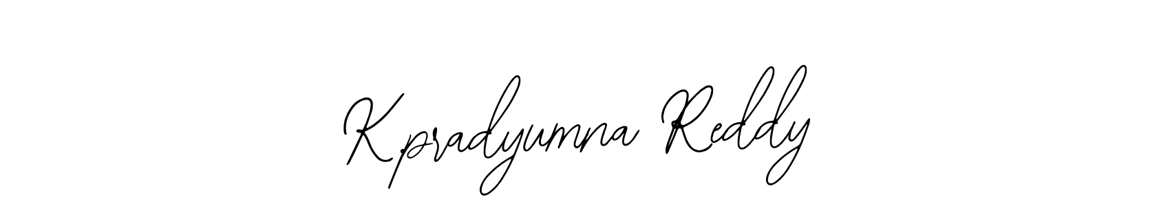 Make a beautiful signature design for name K.pradyumna Reddy. With this signature (Bearetta-2O07w) style, you can create a handwritten signature for free. K.pradyumna Reddy signature style 12 images and pictures png